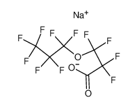 79630-80-1 structure, C6F11NaO3