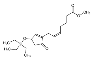 methyl 7-(5-oxo-3-triethylsilyloxycyclopenten-1-yl)hept-5-enoate