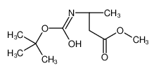 methyl (3S)-3-[(2-methylpropan-2-yl)oxycarbonylamino]butanoate 106539-14-4