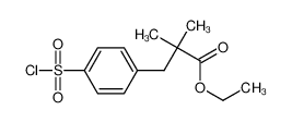 2,2-二甲基-3-(4-氯磺酰基苯基)丙酸乙酯