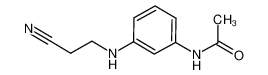 N-[3-[(2-氰乙基)氨基]苯乙酰胺