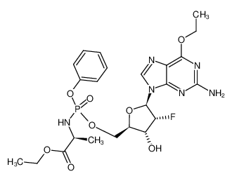 1431557-70-8 structure, C23H30FN6O8P