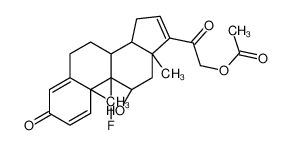 21-乙酰氧基-9-氟-11-羟基孕甾-1,4,16-三烯-3,20-酮