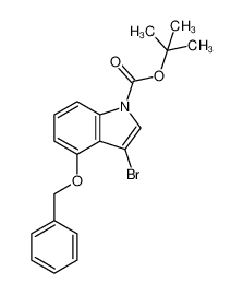 tert-butyl 3-bromo-4-phenylmethoxyindole-1-carboxylate 95+%