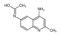 N-(4-amino-2-methylquinolin-6-yl)acetamide 63304-46-1