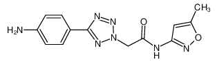 2-[5-(4-氨基-苯基)-四唑-2-基]-n-(5-甲基-异噁唑-3-基)-乙酰胺