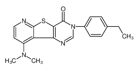 4-二甲基氨基-7-(4-乙基-苯基)-7H-9-硫-1,5,7-三氮杂芴-8-酮