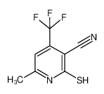 6-methyl-2-sulfanylidene-4-(trifluoromethyl)-1H-pyridine-3-carbonitrile 182127-92-0