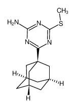 4-(1-adamantyl)-6-methylsulfanyl-1,3,5-triazin-2-amine 175204-72-5