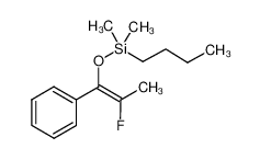 n-butyldimethyl[[2-fluoro-(1E)-1-phenyl-1-propenyl]oxy]silane 1221794-72-4