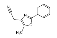 2-(5-methyl-2-phenyl-1,3-oxazol-4-yl)acetonitrile 524959-64-6