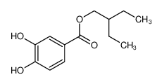 2-ethylbutyl 3,4-dihydroxybenzoate 5438-57-3