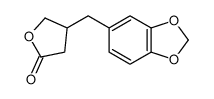 4-(1,3-benzodioxol-5-ylmethyl)oxolan-2-one 80483-34-7