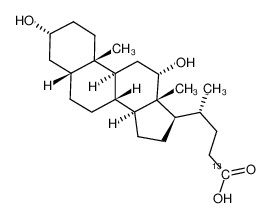 (4R)-4-[(3R,5R,8R,9S,10S,12S,13R,14S,17R)-3,12-dihydroxy-10,13-dimethyl-2,3,4,5,6,7,8,9,11,12,14,15,16,17-tetradecahydro-1H-cyclopenta[a]phenanthren-17-yl]pentanoic acid 52886-37-0