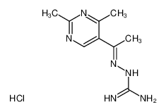 113502-37-7 structure, C9H15ClN6