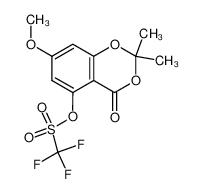 532394-17-5 structure, C12H11F3O7S