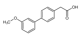 2-[4-(3-methoxyphenyl)phenyl]acetic acid 669713-73-9