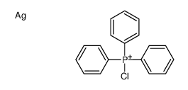 52495-09-7 structure, C18H15AgClP+