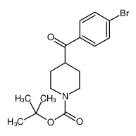 tert-butyl 4-(4-bromobenzoyl)piperidine-1-carboxylate 439811-37-7
