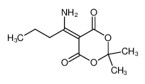 5-(1-aminobutylidene)-2,2-dimethyl-1,3-dioxane-4,6-dione 77570-19-5
