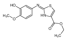 933045-67-1 ethyl 2-(3-hydroxy-4-methoxyanilino)-1,3-thiazole-4-carboxylate
