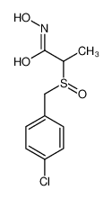 65051-05-0 2-[(4-chlorophenyl)methylsulfinyl]-N-hydroxypropanamide