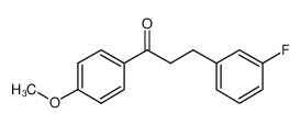 3-(3-fluorophenyl)-1-(4-methoxyphenyl)propan-1-one 898788-76-6