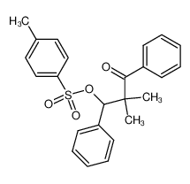 2,2-dimethyl-3-oxo-1,3-diphenylpropyl 4-methylbenzenesulfonate 86108-35-2
