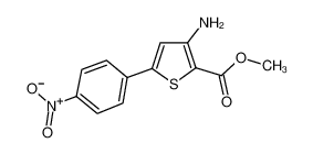 methyl 3-amino-5-(4-nitrophenyl)thiophene-2-carboxylate 91076-99-2