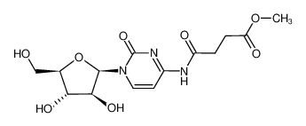 170935-65-6 N-[1-((2R,3S,4S,5R)-3,4-Dihydroxy-5-hydroxymethyl-tetrahydro-furan-2-yl)-2-oxo-1,2-dihydro-pyrimidin-4-yl]-succinamic acid methyl ester