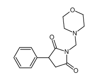 3780-76-5 1-(吗啉-4-基甲基)-3-苯基吡咯烷-2,5-二酮