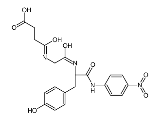 4-[[2-[[(2S)-3-(4-hydroxyphenyl)-1-(4-nitroanilino)-1-oxopropan-2-yl]amino]-2-oxoethyl]amino]-4-oxobutanoic acid 74569-74-7
