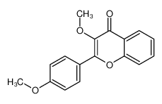 3-methoxy-2-(4-methoxyphenyl)chromen-4-one 78933-14-9