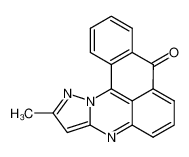 137267-17-5 2-methyl-8H-pyrazolo<5,1-b>benzo<e>perimidin-8-one