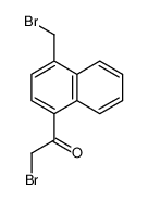 1-bromoacetyl-4-bromomethylnaphthalene