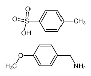 Toluene-4-sulfonic acid; compound with 4-methoxy-benzylamine 125833-51-4