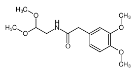 N-(2,2-dimethoxy-ethyl)-3,4-dimethoxyphenylacetamide 73954-34-4
