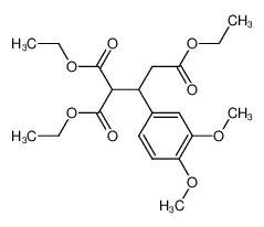 2-(3,4-dimethoxy-phenyl)-propane-1,1,3-tricarboxylic acid triethyl ester 856084-55-4