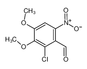 2-CHLORO-3,4-DIMETHOXY-6-NITROBENZALDEHYDE 82330-54-9