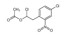 1-chloro-2-(4-chloro-2-nitrophenyl)ethyl acetate 85355-38-0