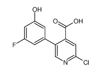 2-chloro-5-(3-fluoro-5-hydroxyphenyl)pyridine-4-carboxylic acid 1261912-03-1