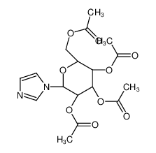 1-(2,3,4,6-四-o-乙酰基-b-d-吡喃葡萄糖)咪唑