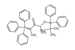 (R)-2-((tert-butyldiphenylsilyl)oxy)-4-(triphenylphosphoranylidene)-3-pentanone 90246-35-8