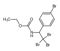 ethyl (2,2,2-tribromo-1-(4-bromophenyl)ethyl)carbamate 128042-10-4