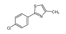 2-(4-chlorophenyl)-4-methyl-1,3-thiazole 25100-91-8