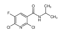 2,6-dichloro-5-fluoro-N-propan-2-ylpyridine-3-carboxamide 680217-86-1