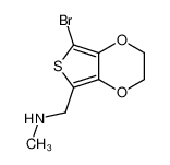 1-(5-bromo-2,3-dihydrothieno[3,4-b][1,4]dioxin-7-yl)-N-methylmethanamine 886851-54-3