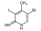 5-bromo-3-iodo-4-methylpyridin-2-amine 1150618-04-4