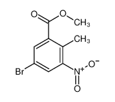 2-甲基-3-硝基-5-溴苯甲酸甲酯