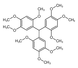 1-[bis(2,4,5-trimethoxyphenyl)methyl]-2,4,5-trimethoxybenzene 14470-07-6